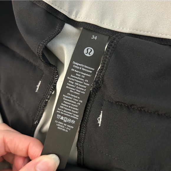 Lululemon Men’s Grey Dress Pants 28.5” - Picture 3 of 6